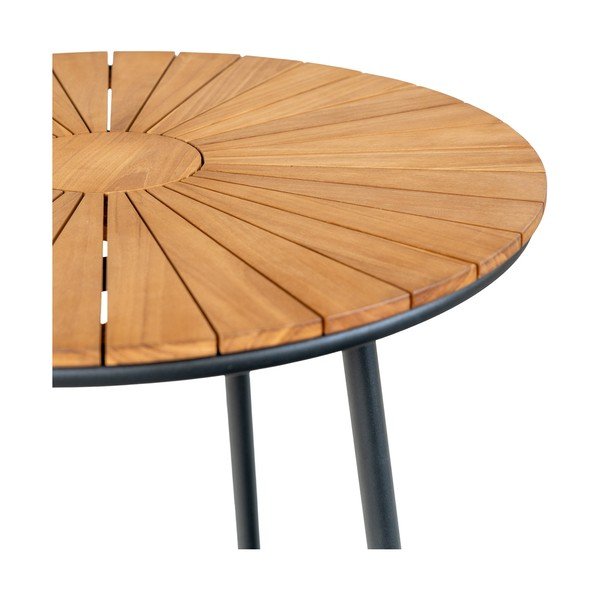 Tīkkoka masīvkoka apaļš dārza ēdamgalds ø 130 cm Cleveland – House Nordic-image-4