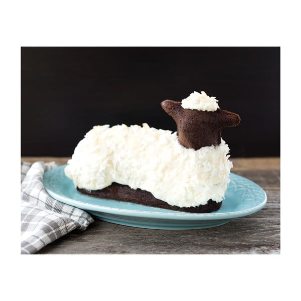 Cepšanas veidne jēra formā sudraba krāsā Nordic Ware Easter, 700 ml-image-1