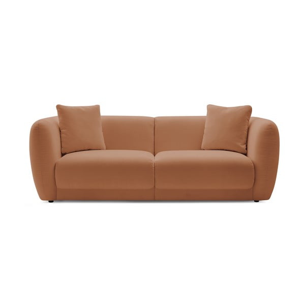 Oranžs dīvāns 230 cm Bourbon – Bobochic Paris
