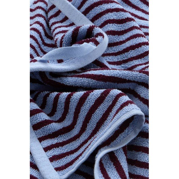 Bordo/gaiši zili kokvilnas dvieļi (2 gab.) 30x50 cm Dixie – Jotex-image-3