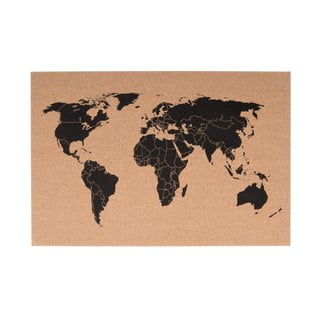Korķa sienas karte PT LIVING World, 60 x 40 cm