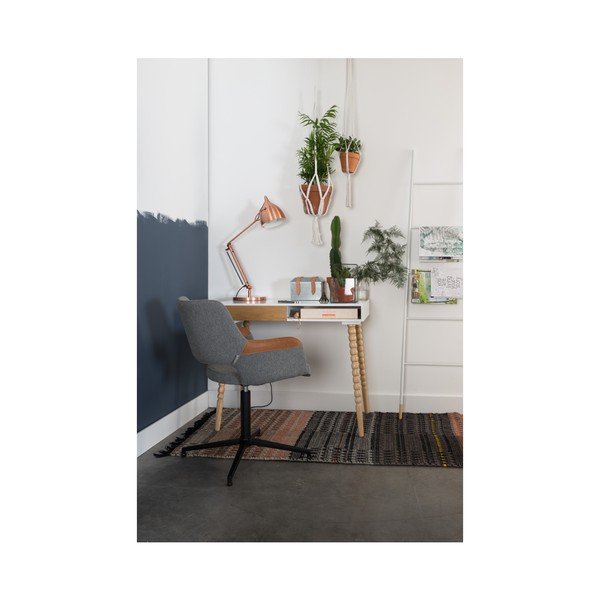 Baltas dekoratīvās kāpnes Zuiver Rack-image-4