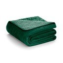 Zaļš samta stepēts gultas pārklājs 170x210 cm Laila – AmeliaHome