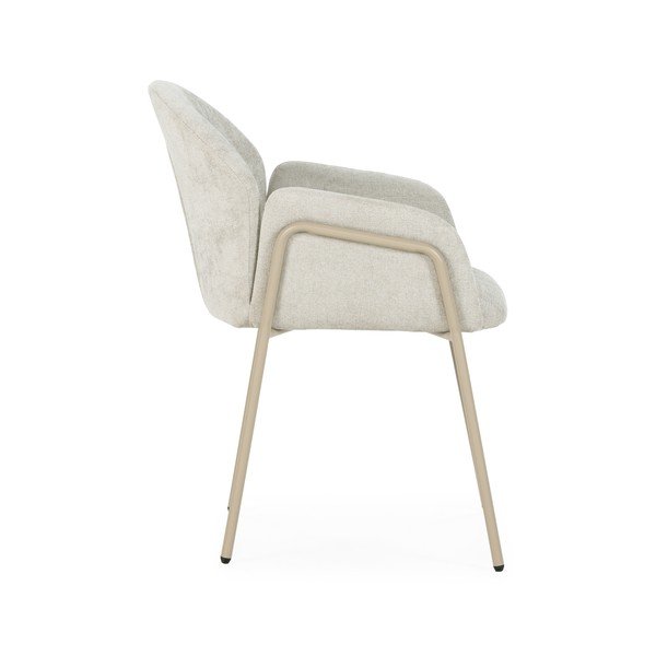 Bēši polsterēti ēdamistabas krēsli (2 gab.) Aslin – MOME-image-3