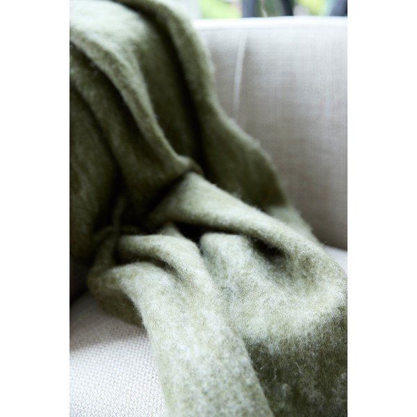Zaļš pleds 130x170 cm Guada – Light & Living-image-3