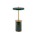 Zaļa marmora LED galda lampa ar regulējamu spilgtumu un metāla abažūru (augstums 25,5 cm) Asteria Move Mini – UMAGE
