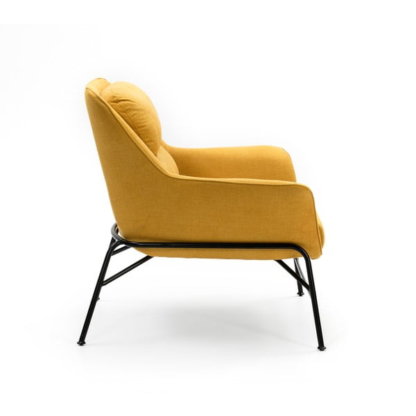 Dzeltens atpūtas krēsls Teulat Sadira-image-3