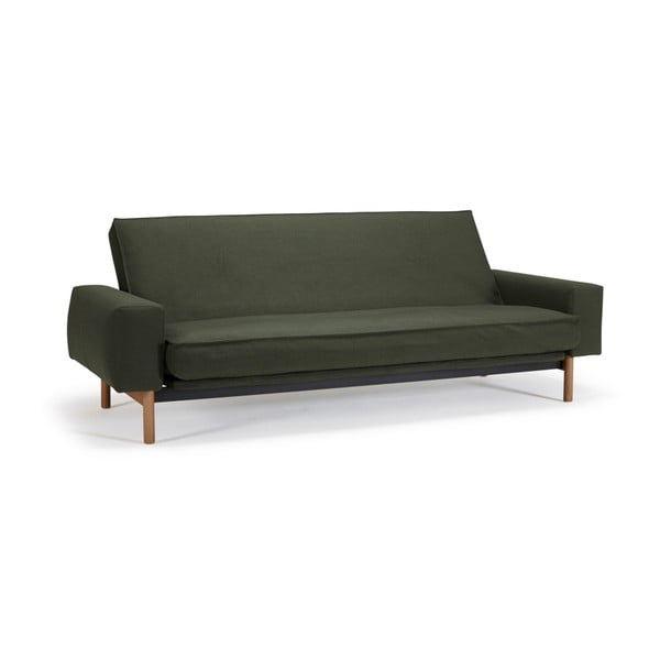 Tumši zaļš dīvāns ar noņemamu pārvalku Inovācija Mimer Twist Dark Green