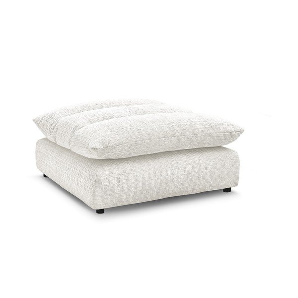 Balts kāju soliņš no šenila auduma Neil – Bobochic Paris