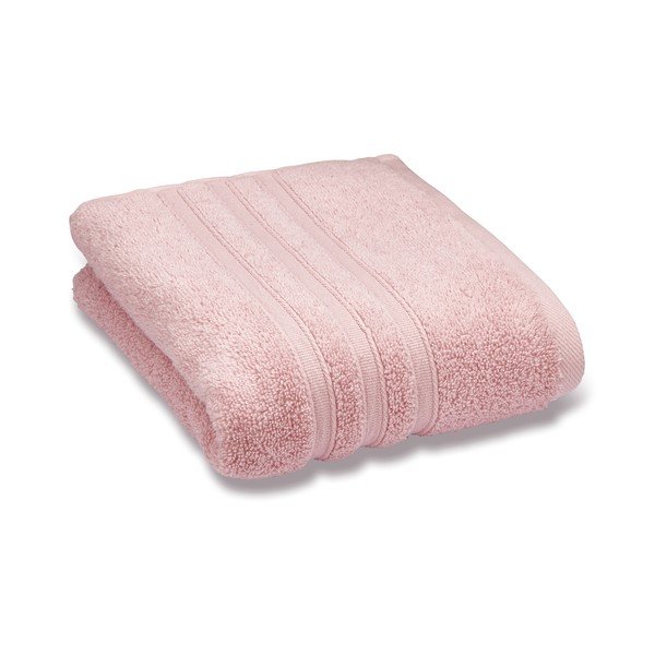 Gaiši rozā frotē kokvilnas dvielis 90x140 cm Zero Twist – Catherine Lansfield