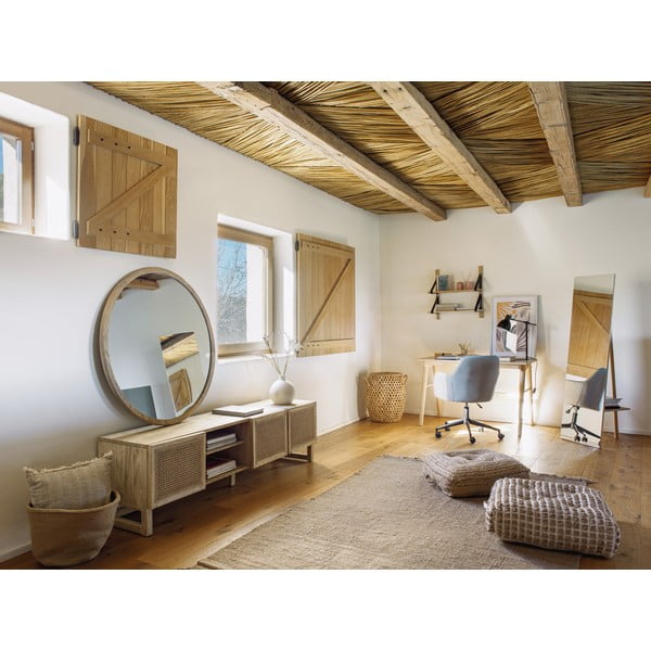 Gaiši pelēks biroja krēsls Kave Home Madina-image-2