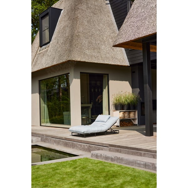 Zils metāla/polsterēts dārza zvilnis Emma – Hartman-image-4