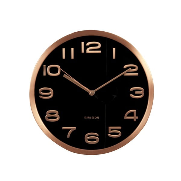 Present Time Maxie Copper Black pulkstenis