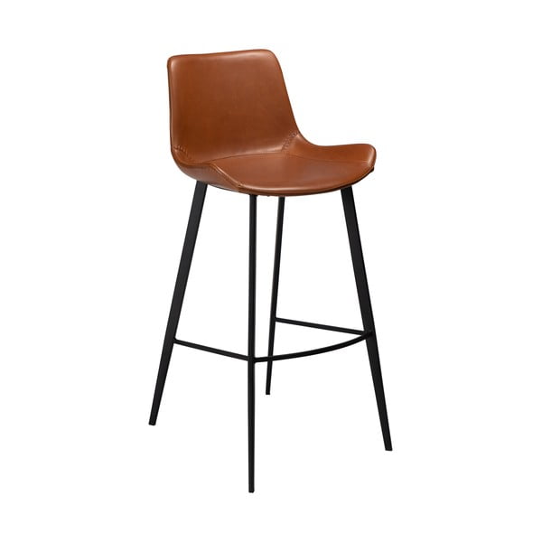 Brūns eko ādas bāra krēsls DAN-FORM Denmark Hype, augstums 103 cm
