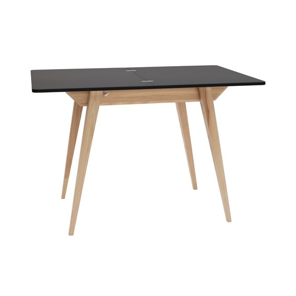 Izvelkams ēdamgalds ar melnu virsmu 65x90 cm Envelope - Ragaba-image-3