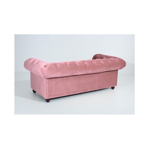 Rozā dīvāns Max Winzer Orleans Velvet, 216 cm-image-4