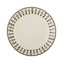 Krēmkrāsas deserta māla šķīvis ar Ziemassvētku motīvu ø 16 cm Jolly – Bloomingville