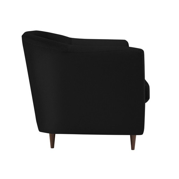 Melns samta krēsls Kooko Home Glam-image-1
