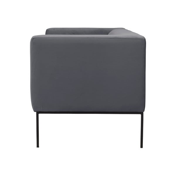 Tumši pelēks dīvāns Windsor & Co Sofas Neptune, 195 cm-image-3