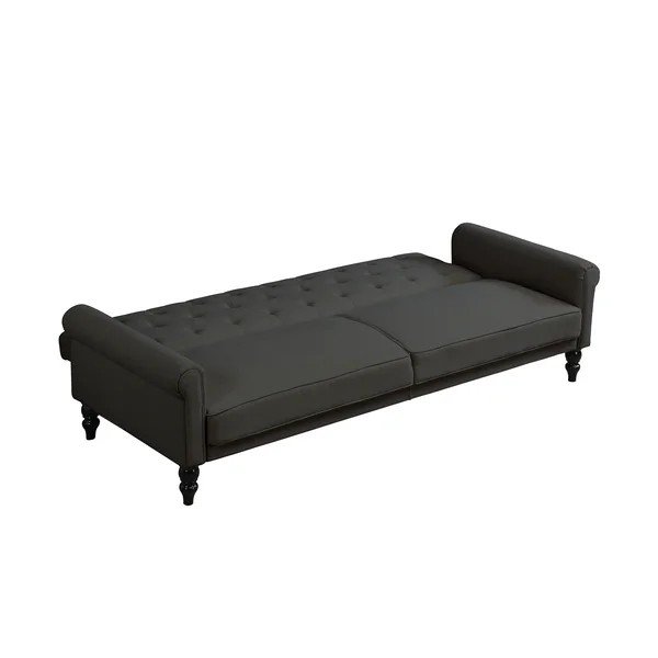 Antracīta pelēks regulējams/salokāms dīvāns 222 cm Tyne – Støraa-image-4
