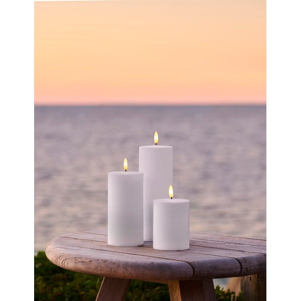 Āra LED svece (3 gab.) (augstums 20 cm) Sille – Sirius-image-1