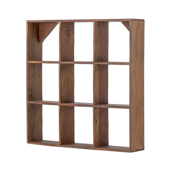 Dabīga toņa daudzlīmeņu atkārtoti pārstrādātas koksnes sienas plaukts 53 cm Tilo – Bloomingville-image-2