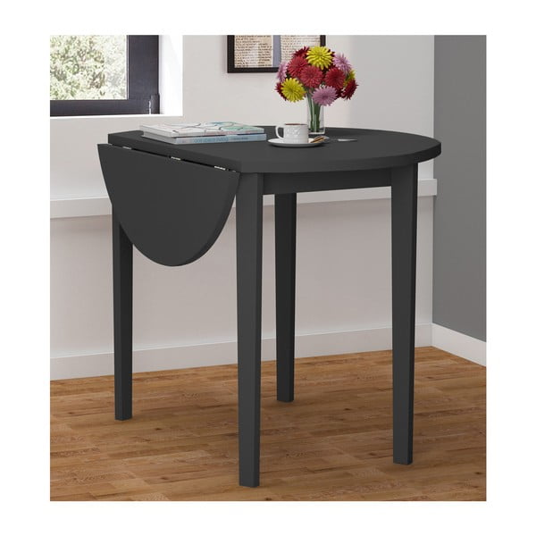 Balts izvelkamais ēdamgalds Støraa Trento Quer, ⌀ 92 cm-image-2