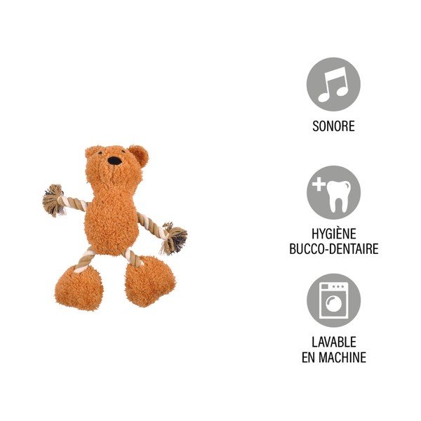 Rotaļlieta suņiem Bear – Love Story-image-3