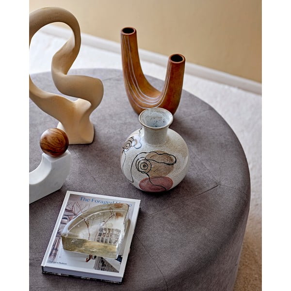 Balta māla vāze Bloomingville Irini, augstums 22,5 cm-image-1