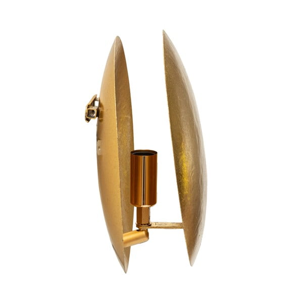 Zelta krāsas sienas lampa Goldy Round – Mauro Ferretti-image-3