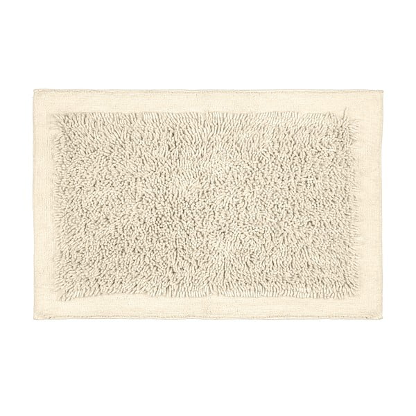 Krēmkrāsas tekstila vannas paklājs 60x90 cm Sidyma – Wenko
