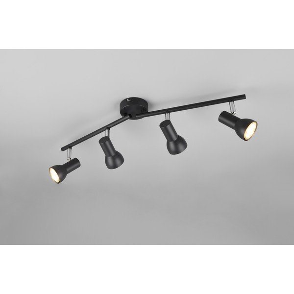 Melna prožektora tipa lampa ø 8 cm Cantar – Reality-image-2