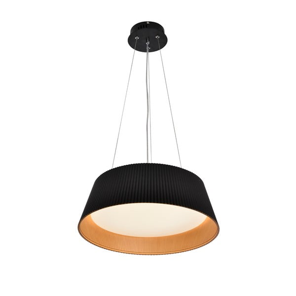 Melna LED piekaramā lampa ar metāla abažūru ø 45 cm Umbria – Candellux Lighting