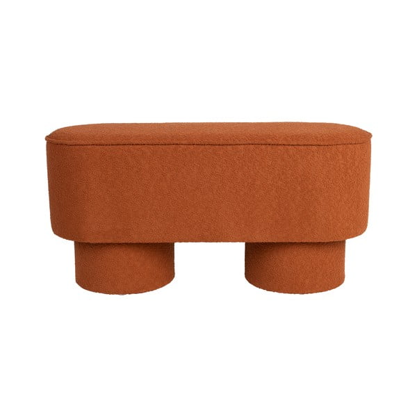 Ķieģeļu sarkans sols no buklē auduma Marcos – White Label