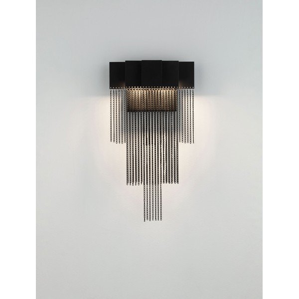 Matēti melna tērauda LED sienas lampa ar regulējamu spilgtumu Revια – Nova Luce-image-3