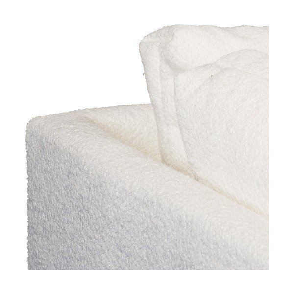 Balts stūra dīvāns no buklē auduma (ar kreiso stūri) Ariella – Ropez-image-1