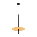 Dzeltena/bēša metāla piekaramā lampa ø 30 cm Rilu – Sollux