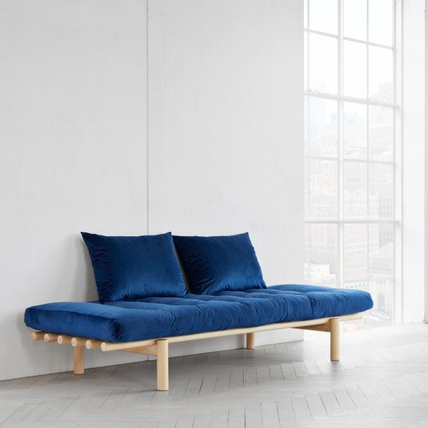 Mainīgs dīvāns Karup Pace Natural/Velvet Navy-image-1