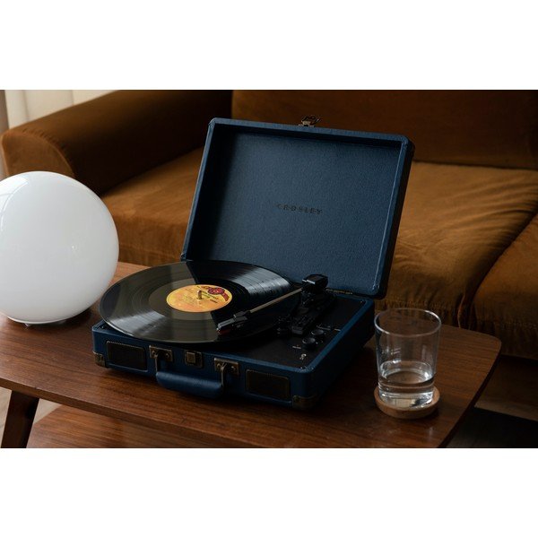 Tumši zils gramofons Crosley Plus Navy-image-3