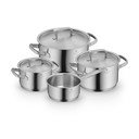 Nerūsējošā tērauda trauku komplekts (7 gab.) Gourmet – WMF