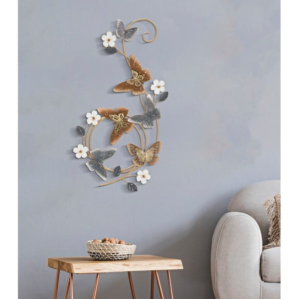 Metāla sienas dekors 45x88 cm Delis – Mauro Ferretti-image-1