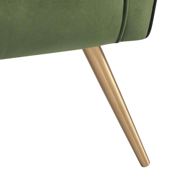 Tumši zaļš samta atzveltnes krēsls Actona Bodiva-image-2