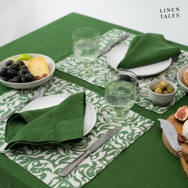 Lina galdauts 140x250 cm True Green – Linen Tales-image-1