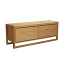 Dabīga toņa atverams apavu plaukts ar ozolkoka imitāciju un soliņu NewEst – Woodman