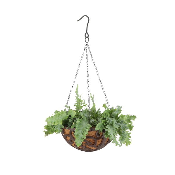 Metāla piekarināms un pie sienas liekams puķu pods ø 30 cm – Esschert Design-image-2