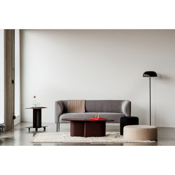 Bordo žurnālgaldiņš ar ozolkoka imitācijas galda virsmu 50x115 cm Looi – noo.ma-image-3