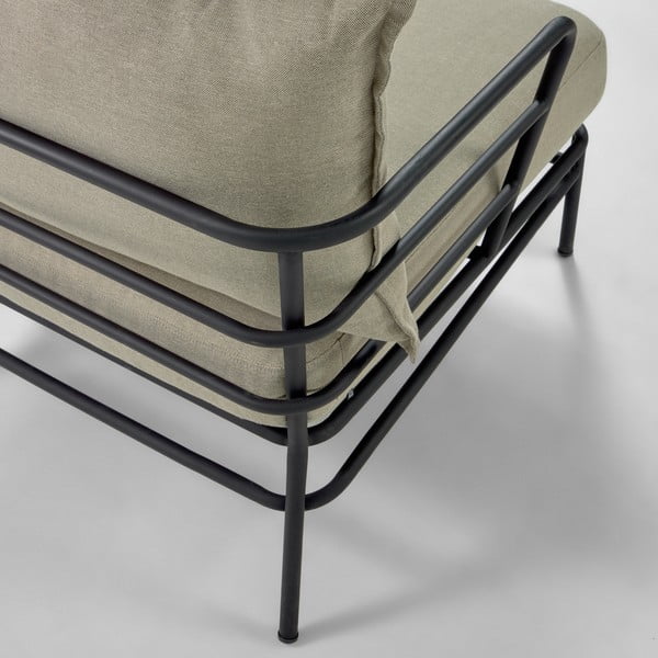 Bēšs dārza krēsls ar metāla konstrukciju Kave Home Mareluz-image-4