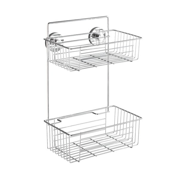 Pašturošais divlīmeņu plaukts Wenko Vacuum-Loc Bari, slodze līdz 33 kg-image-2