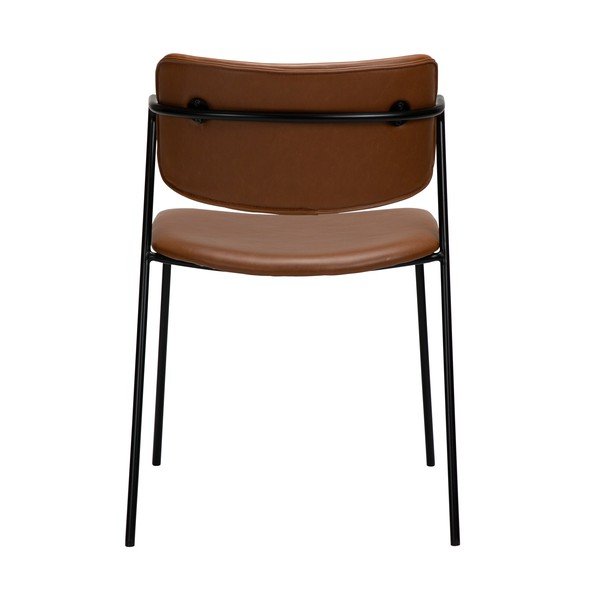 Brūns mākslīgās ādas krēsls DAN-FORM Denmark Zed-image-2
