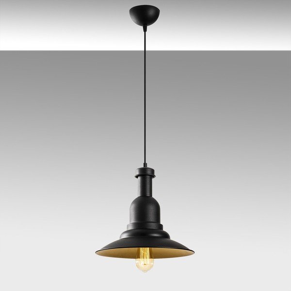 Melns metāla piekaramais gaismeklis Opviq lights Evgi-image-1